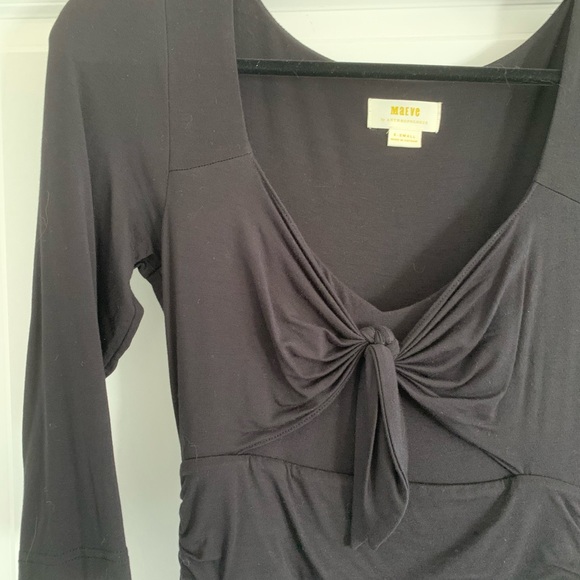 ANTHROPOLOGIE Maeve Black Sweetbow Dress - Picture 3 of 5